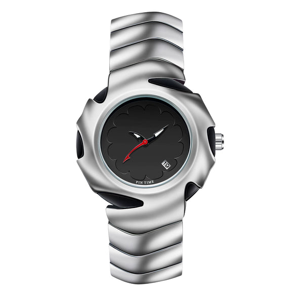 Specialshaped Retro Quartz Watch Diecast Stainless Steel Mineral Strengthened Mirror