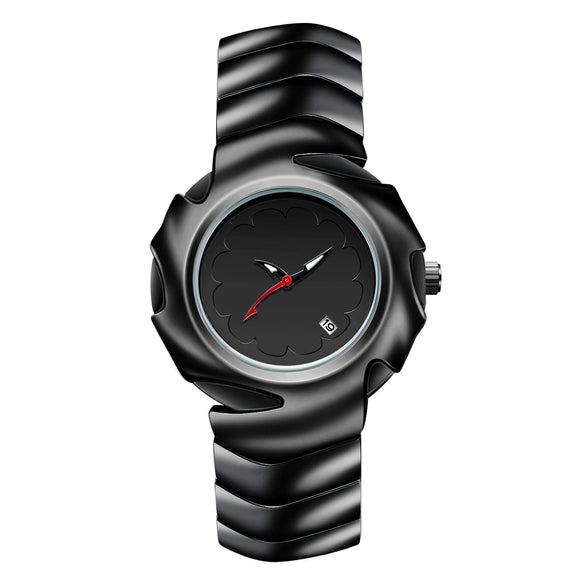 Specialshaped Retro Quartz Watch Diecast Stainless Steel Mineral Strengthened Mirror