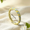 Spiral Enamel Open Cuff Bracelet With Retro Geometric Color Block Design And Plated Finish Wholesale Fashion Accessory