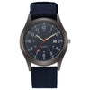 Sport Men's Alloy Case Canvas Strap Round Dial Quartz Watch