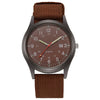 Sport Men's Alloy Case Canvas Strap Round Dial Quartz Watch