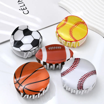 Sports Ball Arylic Hair Claws