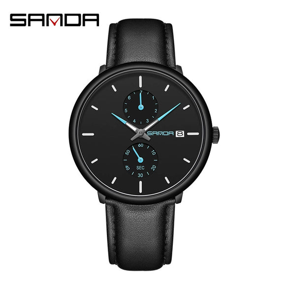 Sports Belt Quartz Watch For Men Zinc Alloy Case Mesh Band Stainless Steel Clasp Mineral Strengthened Glass Mirror Round Dial Waterproof Leisure Style