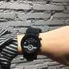 Sports Casual Unisex Nylon Canvas Alloy Round Dial Watch For Students