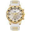 Sports Chronograph Alloy Men's Watch With Round Dial And Printed Logo