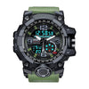 Sports Color Block Buckle Electronic Men'S Watches