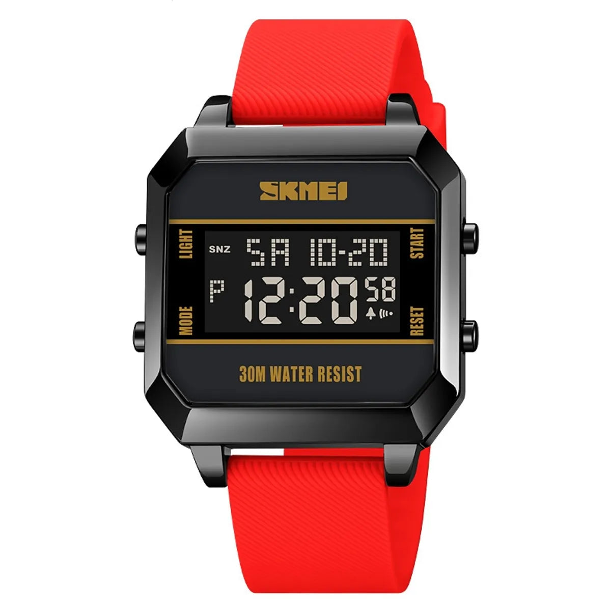 Sports Geometric Buckle Electronic Men'S Watches