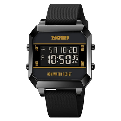 Sports Geometric Buckle Electronic Men'S Watches