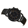 Sports Leisure Gear Dial Belt Quartz Watch Beaded Bracelet Alloy Case Imitation Leather Strap Round Dial Fashion Style