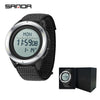 Sports Outdoor Electronic Watch Alloy Alloyabs Case Silicone Nylon Strap Round Dial Highend Style