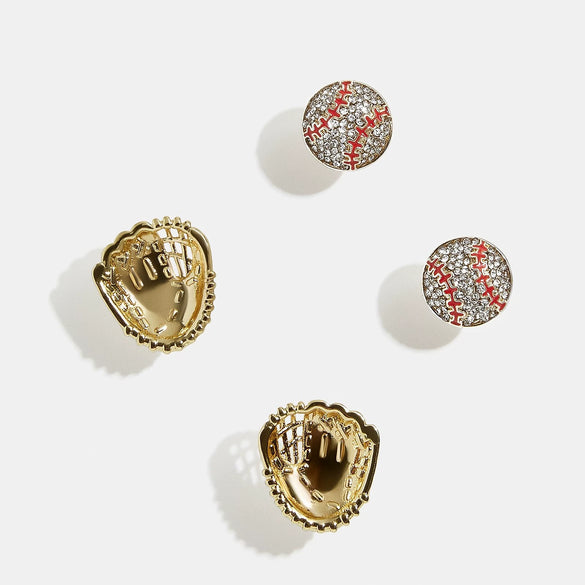 Sports Series Copper Geometric Electroplated Unisex Earrings