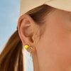 Sports Series Copper Geometric Electroplated Unisex Earrings