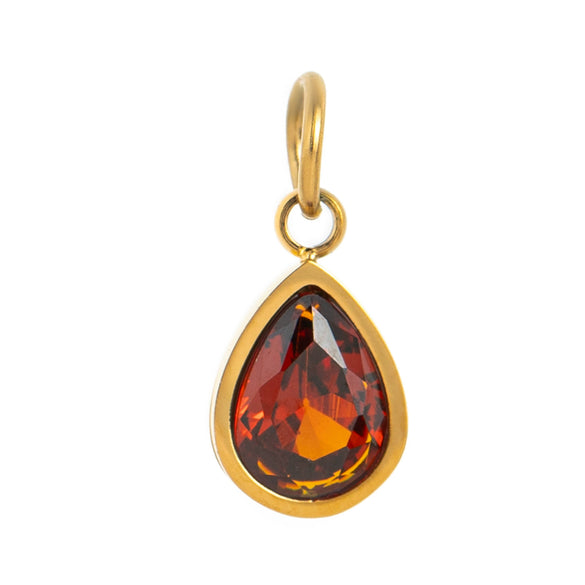 Sports Series Stainless Steel Tennis Volleyball Hockey Pendant Furnace Vacuum Plated 18K Gold Color