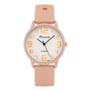 Sports Silicone Women's Watch Alloy Case Stainless Steel Buckle Round Dial Leisure Style