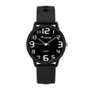 Sports Silicone Women's Watch Alloy Case Stainless Steel Buckle Round Dial Leisure Style