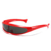 Sports Solid Color Pc Biker Full Frame Glasses