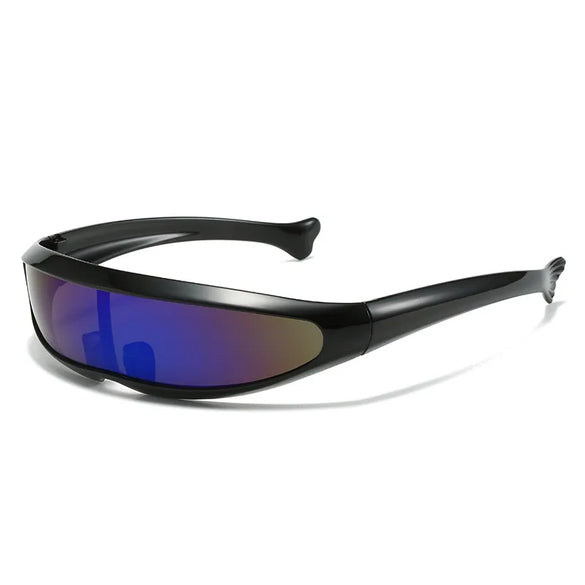 Sports Solid Color Pc Biker Full Frame Glasses