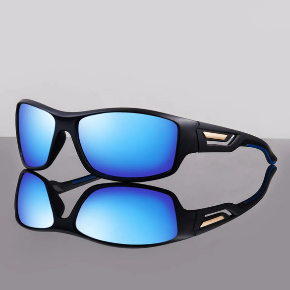 Sports Solid Color Tinted Lenses Biker Full Frame Sports Sunglasses