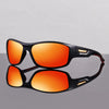 Sports Solid Color Tinted Lenses Biker Full Frame Sports Sunglasses