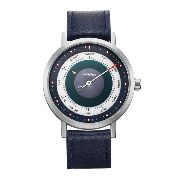Sports Watch For Male Students Alloy Case Stainless Steel Strap Round Dial Fashion Style