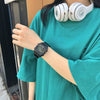 Sports Watch Plastic And Silicone Square Luminous Multifunctional Electronic