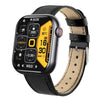 Sports Watch Square Dial Environmental Silicone Strap Blood Oxygen Test Touch Push Button Operation Magnetic Attraction Charging