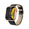 Sports Watch Square Dial Environmental Silicone Strap Blood Oxygen Test Touch Push Button Operation Magnetic Attraction Charging