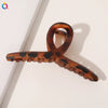 Spraypainted Plastic Handmade Women's Square Cross Hair Clip Hair Accessories