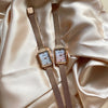 Square Dial Stainless Steel Wire Band Women's Retro Artistic Leisure Bracelet Watch