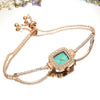 Square Diamondencrusted Women's Alloy And Stainless Steel Leisure Watch