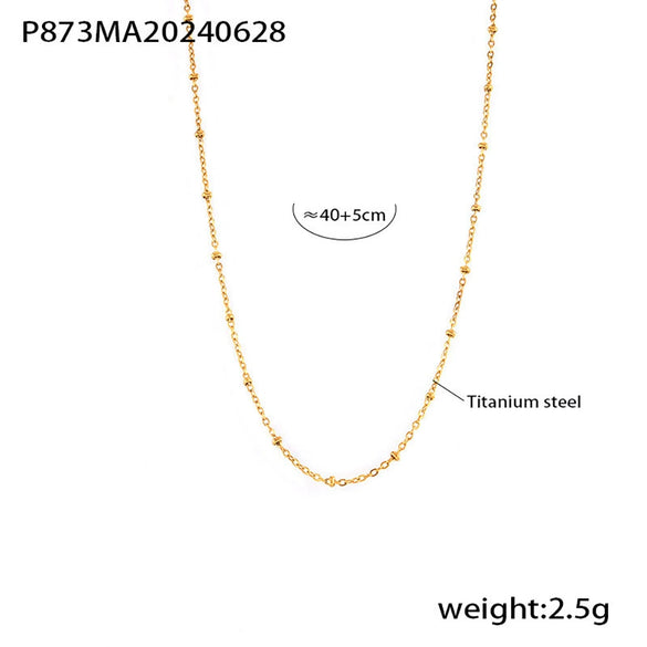 Square Interlocking Zircon Pendant Multi Layer Clavicle Chain Exquisite Bracelet Light Luxury Set Stainless Steel Electroplated
