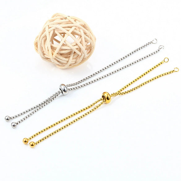 Square Pearl Pushpull Stainless Steel Vacuum Gold Electroplated Bracelet