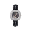 Square Quartz Watch Alloy Case Imitation Leather Strap Stainless Steel Buckle Fashion Style