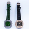 Square Quartz Women's Alloy Pu Leather Luxury Watch