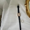 Square Retro Women's Watch Alloy Case Ordinary Glass Mirror Leisure Style