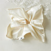 Square Satin Hair Rope Handmade For Women With High Elasticity