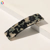 Square Shape Acetate Plate Handmade Spring Clip Hair Accessories Headdress For Women