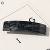 Square Shape Acetate Plate Handmade Spring Clip Hair Accessories Headdress For Women