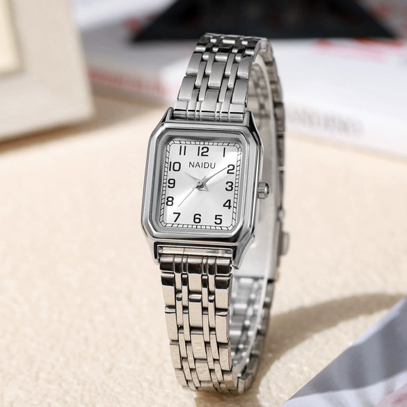 Square Stainless Steel Alloy Band Women's Fashion Watch