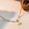 Stacked Bracelet Stainless Steel Geometric Heart Shape Electroplating Jewelry Unisex Couple Style