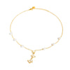 Stacked Clavicle Chain Stainless Steel Titanium Steel Star Shape Electroplating Women's Necklace