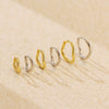Stacked Ear Buckle S925 Silver Ins Wave Irregular Geometric Women's Earrings With Electroplating