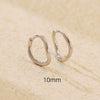 Stacked Ear Buckle S925 Silver Ins Wave Irregular Geometric Women's Earrings With Electroplating