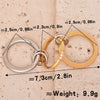 Stacked Ring Stainless Steel Geometric Style Electroplated Finger Ring Hand Jewelry