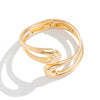 Stacked Wind Irregular Zinc Alloy Electroplated Bracelet