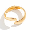 Stacked Wind Irregular Zinc Alloy Electroplated Bracelet