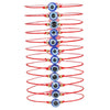 Stacking Bracelet Set Glass Glazed Geometric Handmade Jewelry