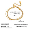 Stacking Simple Highend Stainless Steel Jewelry Geometric Style Electroplated Unisex Bracelet
