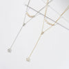 Stacking Style Deep V Sexy Jewelry S925 Sterling Silver Geometric Electroplated For Women