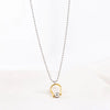 Stainless Steel 18K Gold Plated IG Style Polishing Geometric Pendant Necklace